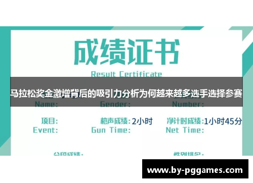 马拉松奖金激增背后的吸引力分析为何越来越多选手选择参赛